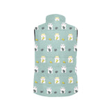 Cute hamster cheese pattern Women's Padded Vest