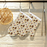 Coconut Pattern Print Design 05 Heat Resistant Oven Mitts