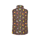 Snail Pattern Print Design 02 Men's Padded Vest
