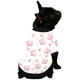 Garlic pattern All Over Print Pet Dog Round Neck Fuzzy Shirt