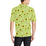 Snail Pattern Print Design 01 Men's All Over Print Polo Shirt