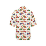 Corgi Christmas Pattern Women's All Over Print Hawaiian Shirt