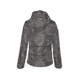Pizza pattern Women's Padded Hooded Jacket