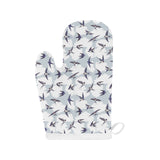 Swallow Pattern Print Design 05 Heat Resistant Oven Mitts