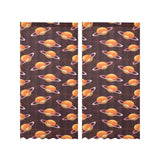 Hamburger Pattern Print Design 05 Gauze Curtain