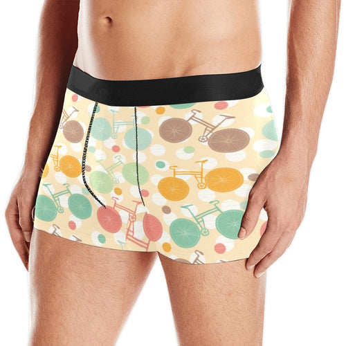Bicycle Pattern Print Design 01 Men's All Over Print Boxer Briefs Men's Underwear