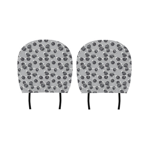 Sun Glasses Pattern Print Design 04 Car Headrest Cover