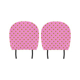 Pancake Pattern Print Design 04 Car Headrest Cover