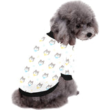 Cute Siberian Husky pattern All Over Print Pet Dog Round Neck Fuzzy Shirt