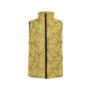 Corn Pattern Print Design 01 Men's Padded Vest