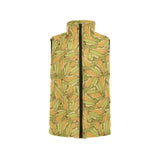 Corn Pattern Print Design 01 Men's Padded Vest