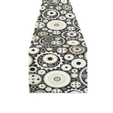 Gear Pattern Print Design 02 Table Runner