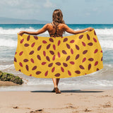 Passion fruit texture Beach Towel
