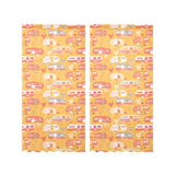 Camper Van Pattern Print Design 04 Gauze Curtain