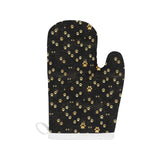 Dog Paws Pattern Print Design 05 Heat Resistant Oven Mitts