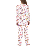 Giraffe Pattern Print Design 02 Kids' Boys' Girls' All Over Print Pajama Set