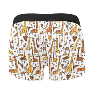 Giraffe Pattern Print Design 04 Men's All Over Print Boxer Briefs Men's Underwear