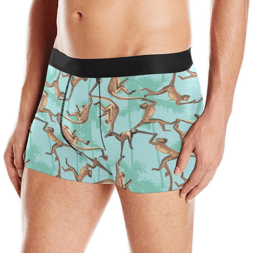 Monkey Palm tree background Men's All Over Print Boxer Briefs Men's Underwear