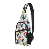 Rooster chicken cock snowfalke All Over Print Chest Bag