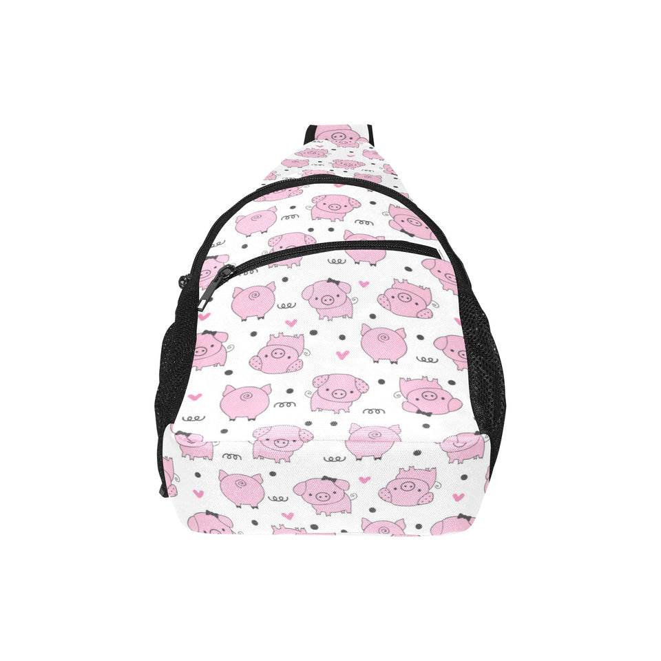 Pig Pattern Print Design 03 All Over Print Chest Bag