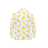 Banana pattern Men's Long Sleeve Polo Shirt