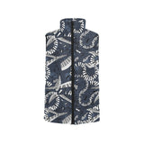 Piano Pattern Print Design 02 Women's Padded Vest