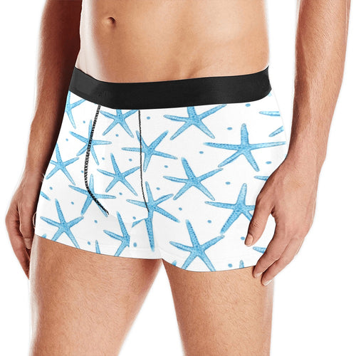 Watercolor starfish pattern Men's All Over Print Boxer Briefs Men's Underwear