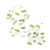 Cucumber sketch pattern Men's V-Neck Short Pajama Set