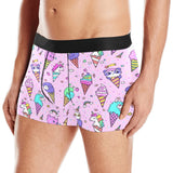 Cute ice cream cone animal pattern Men's All Over Print Boxer Briefs Men's Underwear