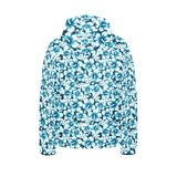 Hibiscus Pattern Print Design 04 Kids' Boys' Girls' Padded Hooded Jacket
