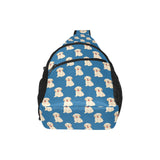 Golden Retriever Pattern Print Design 03 All Over Print Chest Bag