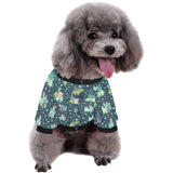 Cactus glass terrarium pattern All Over Print Pet Dog Round Neck Fuzzy Shirt