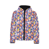 Goldfish Pattern Print Design 04 Kids' Boys' Girls' Padded Hooded Jacket