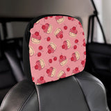 Cake cherry pattern Car Headrest Cover