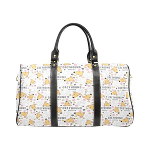 Greyhound Pattern Print Design 03 Travel Bag