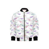 Helicopter plane pattern Kids' Boys' Girls' Bomber Jacket