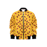 Passion fruit texture Kids' Boys' Girls' Bomber Jacket