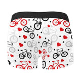 Bicycle Pattern Print Design 04 Men's All Over Print Boxer Briefs Men's Underwear