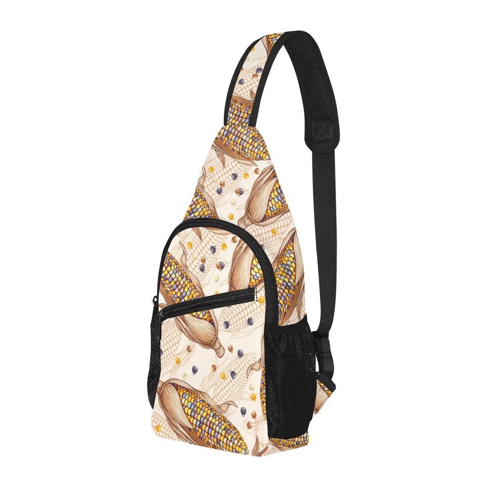 Corn Pattern Print Design 03 All Over Print Chest Bag