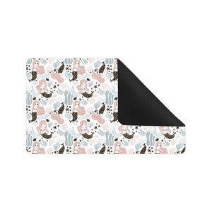 cute mermaid pattern Doormat