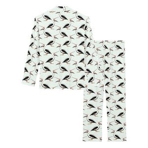 Pelican Pattern Print Design 02 Women's Long Pajama Set