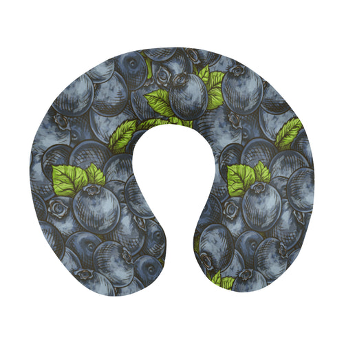 blueberry pattern U-Shaped Travel Neck Pillow
