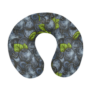 blueberry pattern U-Shaped Travel Neck Pillow