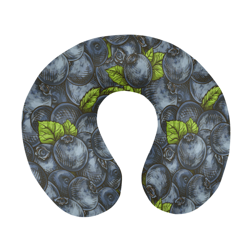 blueberry pattern U-Shaped Travel Neck Pillow