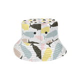 Whale dot pattern Unisex Bucket Hat