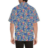 Popcorn Pattern Print Design 01 Men's All Over Print Hawaiian Shirt (Model T58)