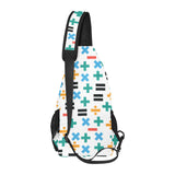 Math Pattern Print Design 05 All Over Print Chest Bag