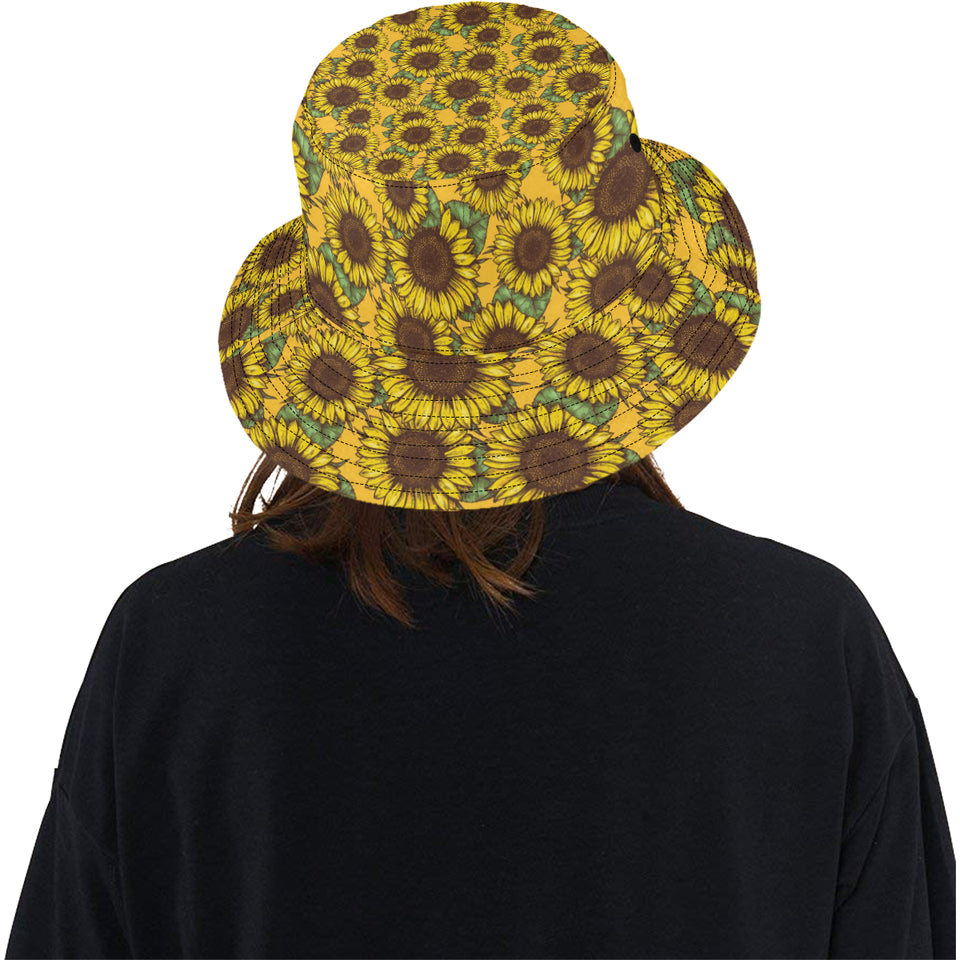 Sunflower pattern Unisex Bucket Hat