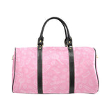 Sweet candy pink background Travel Bag