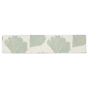 Ginkgo leaves pattern Table Runner